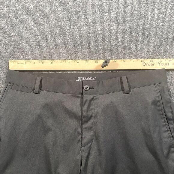 Nike Golf Tour Performance Mens 34x34 Lightweight Black Golfing Pants Stretch - Picture 6 of 11